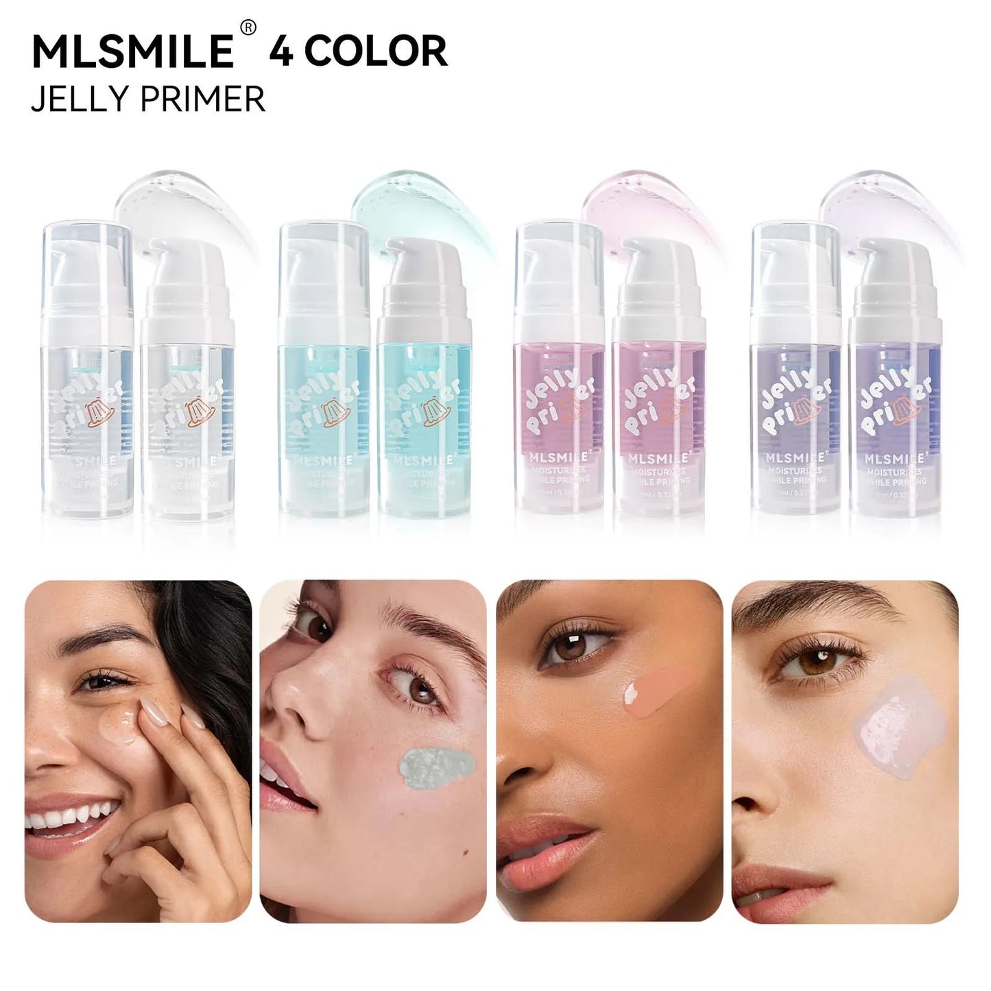 Jelly Face Makeup Primer Moisturizing Isolation Makeup Cream Waterproof Makeup Foundation Natural Makeup Base Gel.