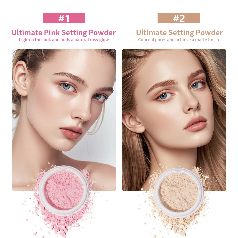 Flawless Setting Powder Long-lasting Setting Oil Control Waterproof Long-lasting Concealer Matte Natural Setting Powder