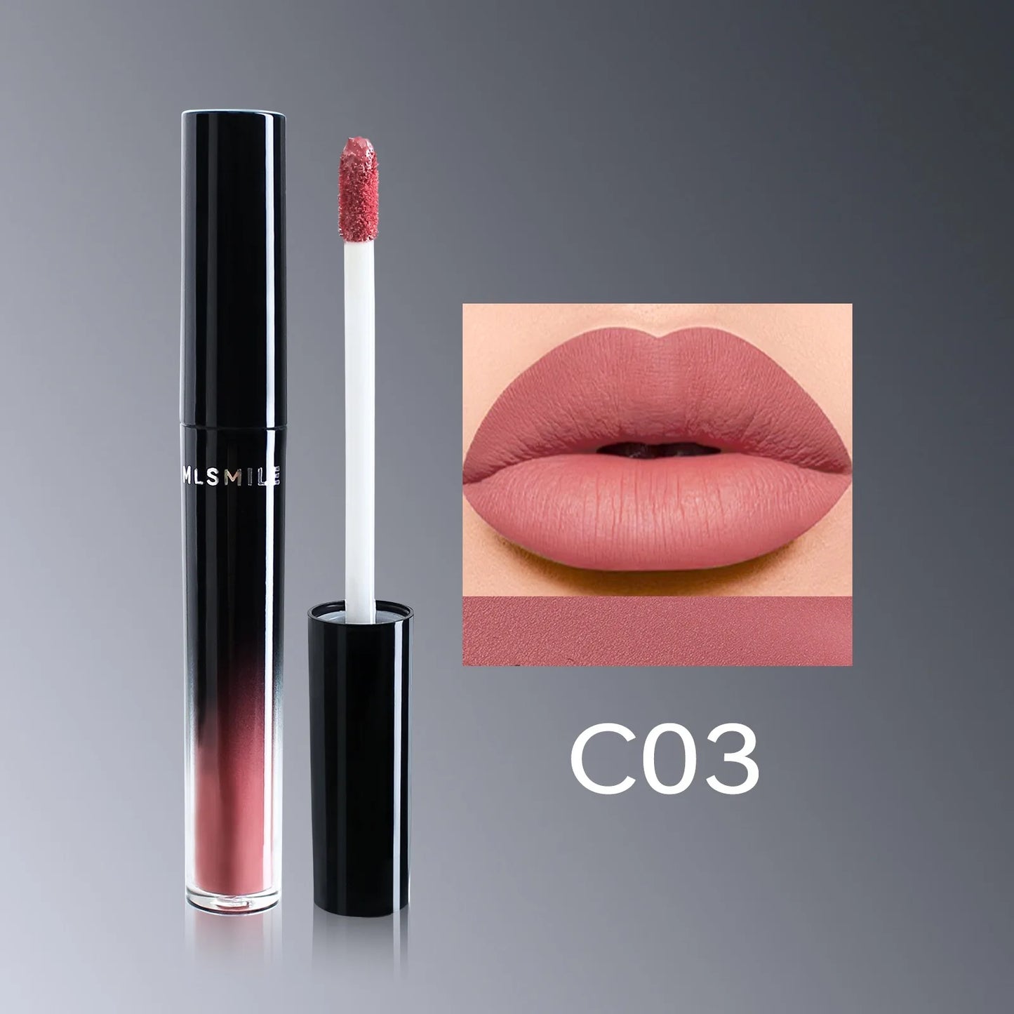 12 colors waterproof matte liquid lipstick long-lasting easy to apply moisturizing glossy non-stick cup women's makeup