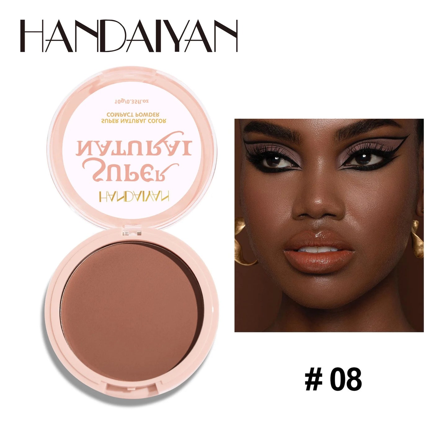 8 colors matte powder lasting makeup 24 hours oil control concealer waterproof natural powder foundation setting powder