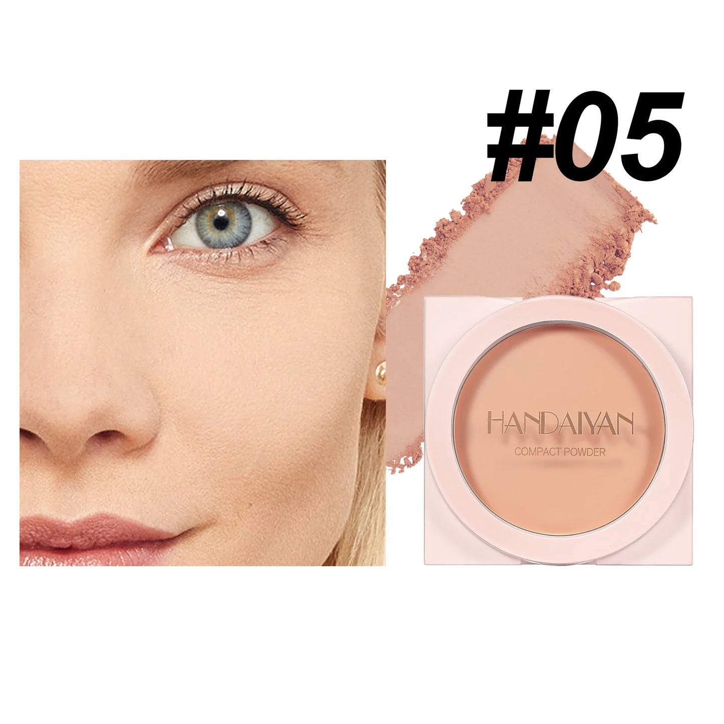 Setting powder concealer waterproof oil control no makeup long-lasting makeup control powder skin-friendly natural cosmetics