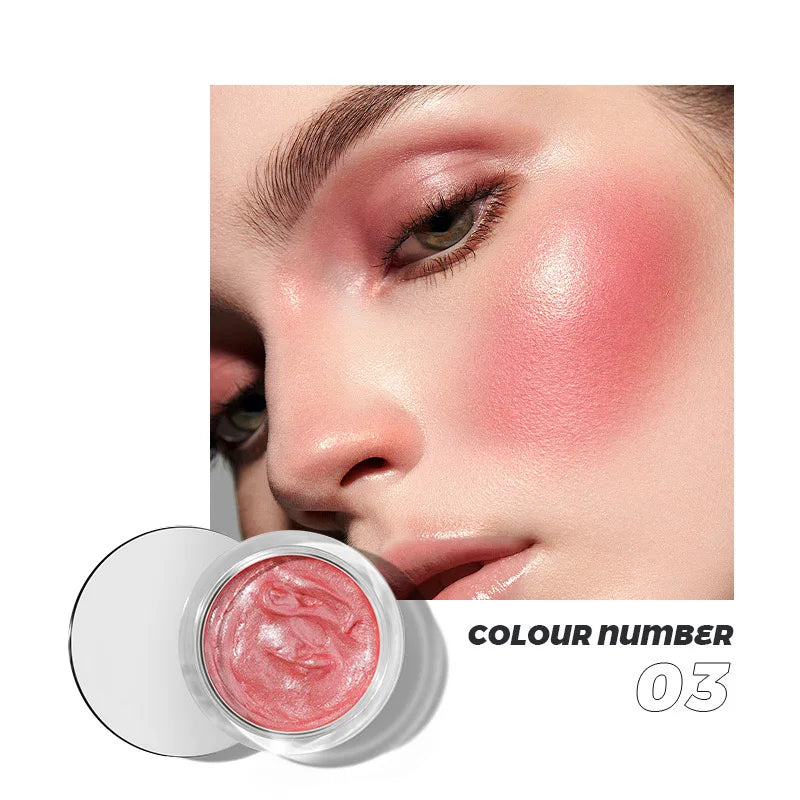 10 Colors Liquid Blush Lip Cheek Dual-Purpose Lightweight Long-lasting Brightens Complexion Easy to Apply Makeup Blush