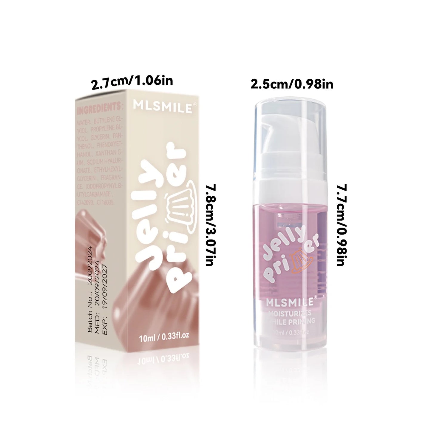 Jelly Face Makeup Primer Moisturizing Isolation Makeup Cream Waterproof Makeup Foundation Natural Makeup Base Gel.