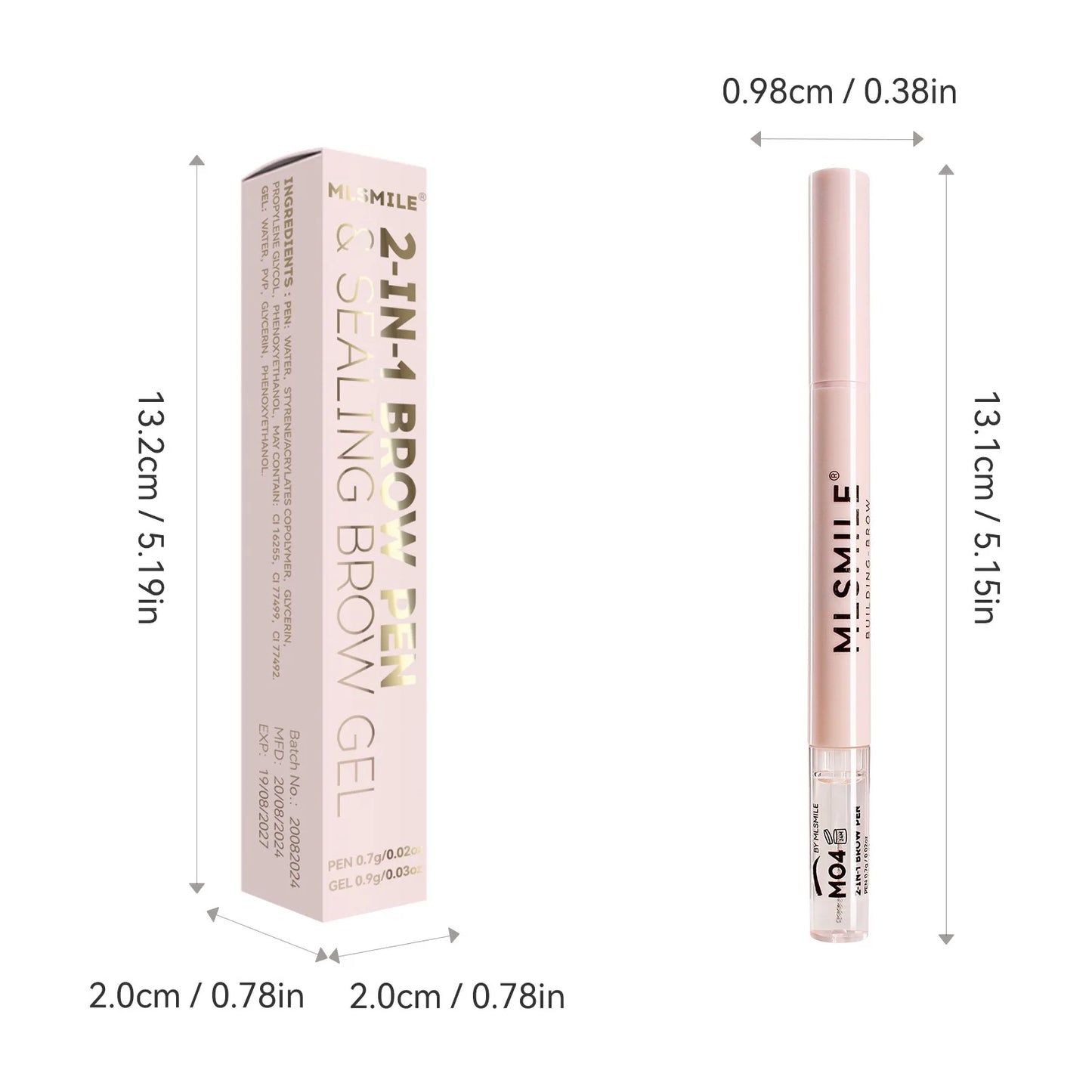 4 colors double-headed ultra-fine eyebrow pencil natural, long-lasting, easy-to-apply eyebrow shaping liquid eyebrow pencil