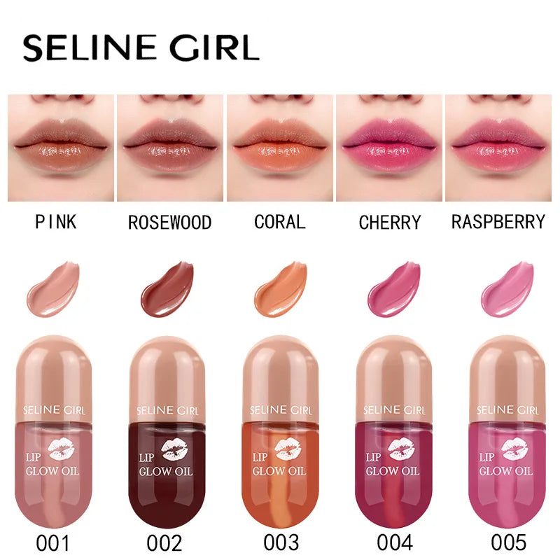 5 colors lip gloss to enhance complexion long-lasting moisturizing easy to color natural three-dimensional lip glaze lip makeup