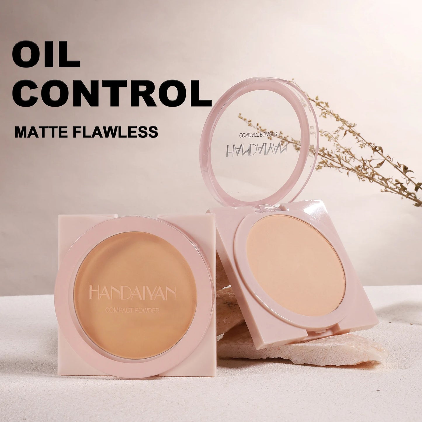 Setting powder concealer waterproof oil control no makeup long-lasting makeup control powder skin-friendly natural cosmetics