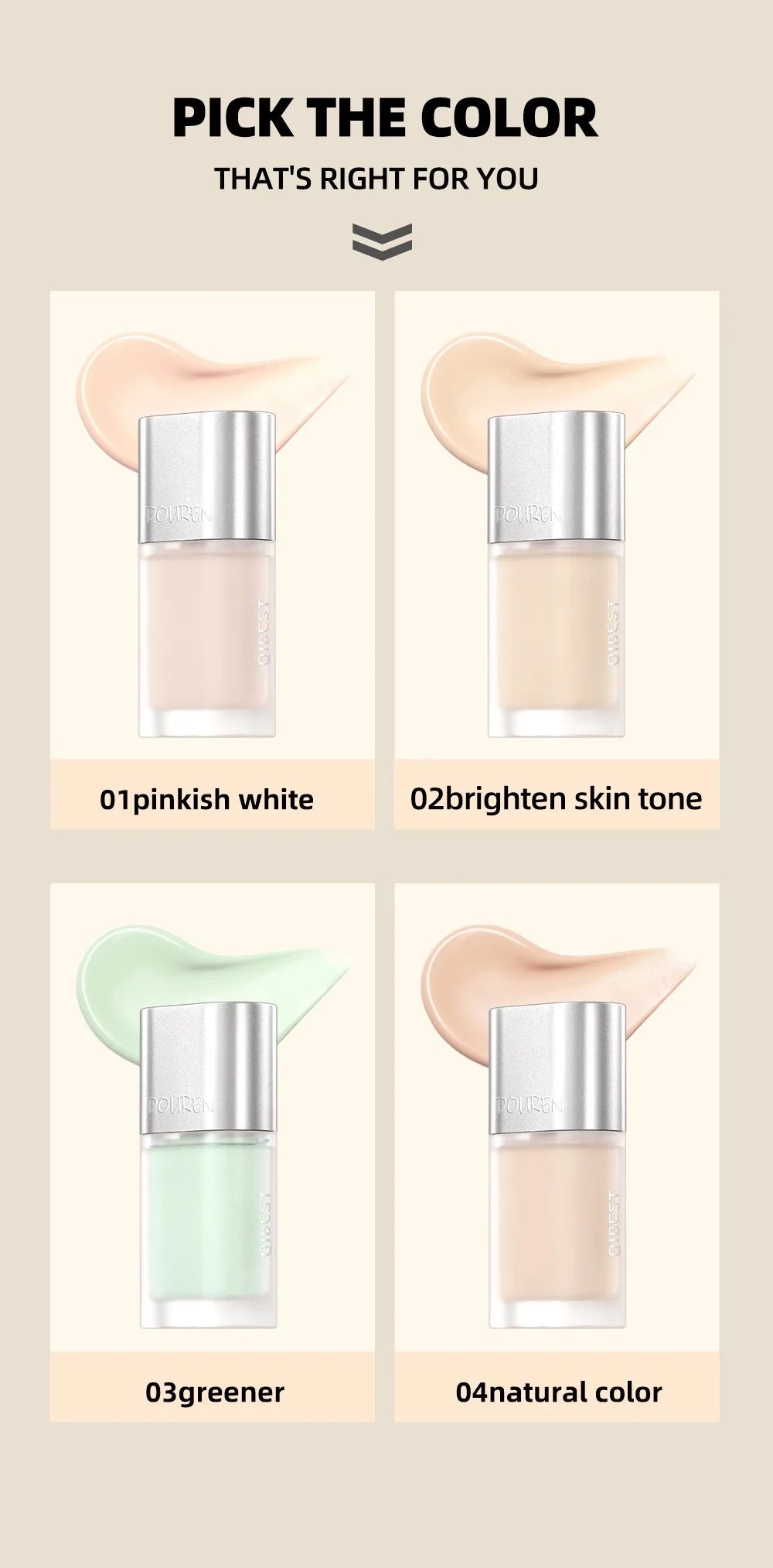 Waterproof Concealer Cream Long Lasting Brighten Face Concealer Foundation Full Coverage Dark Circles Concealer Blush Cream.