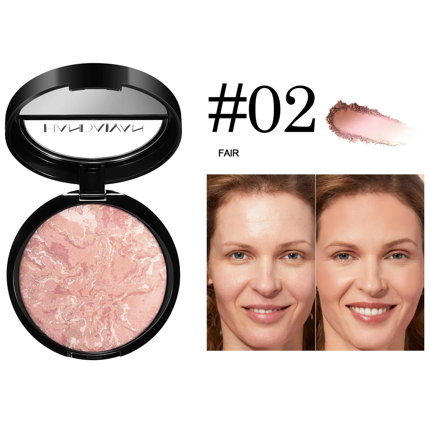 Bronzer Marble Powder Setting & Oil Control Delicate Concealer Make-up Invisible pores Long-lasting face makeup