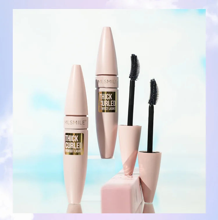 5 colors mascara thick and long curling waterproof liquid fiber mascara long-lasting mascara big eye makeup makeup tools