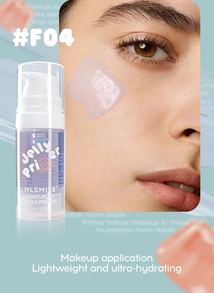 Jelly Face Makeup Primer Moisturizing Isolation Makeup Cream Waterproof Makeup Foundation Natural Makeup Base Gel.