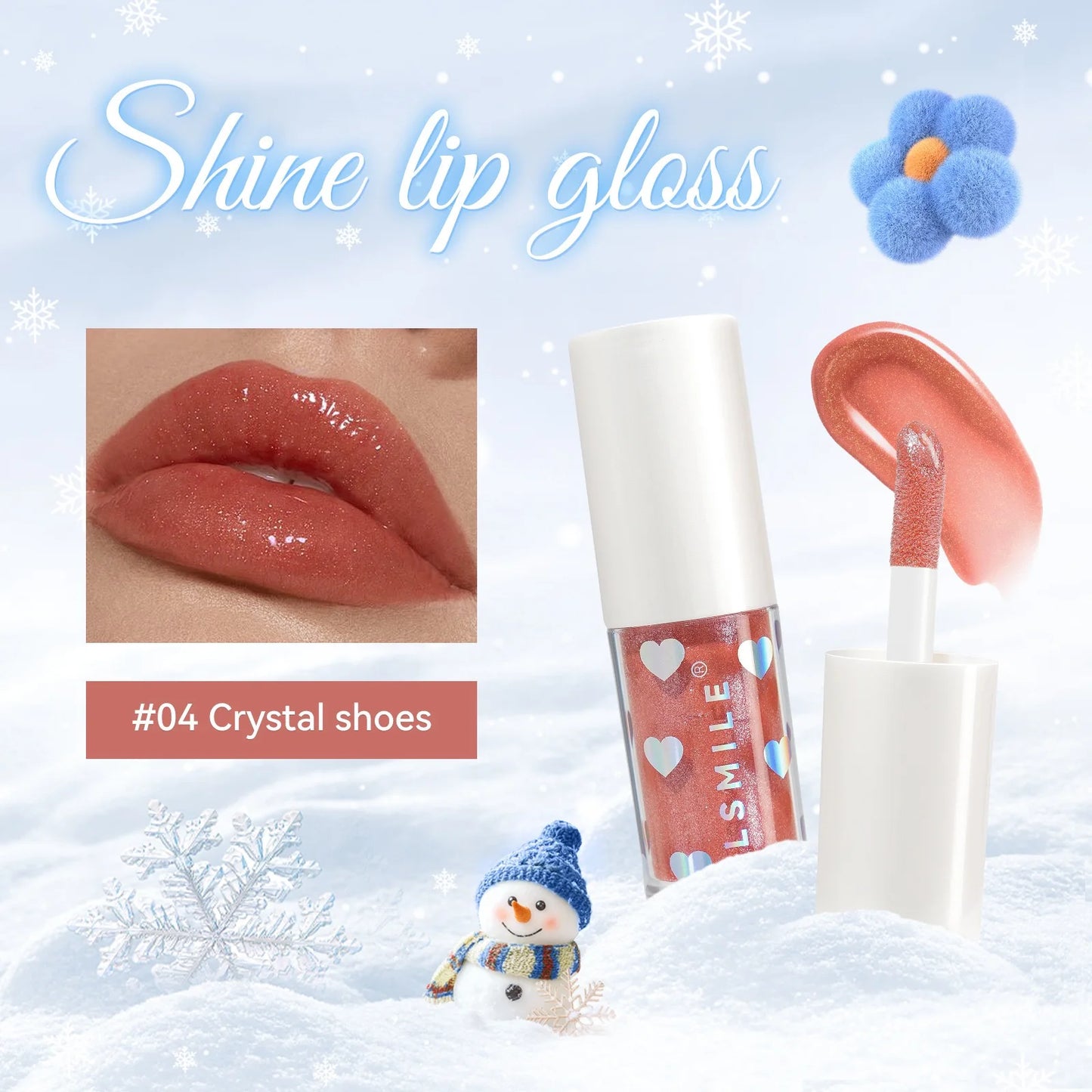 6 colors pearlescent lip gloss long-lasting moisturizing easy to color liquid lipstick moisturizing lip glaze cosmetics