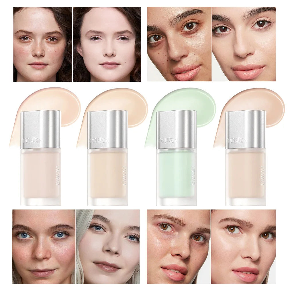 Waterproof Concealer Cream Long Lasting Brighten Face Concealer Foundation Full Coverage Dark Circles Concealer Blush Cream.