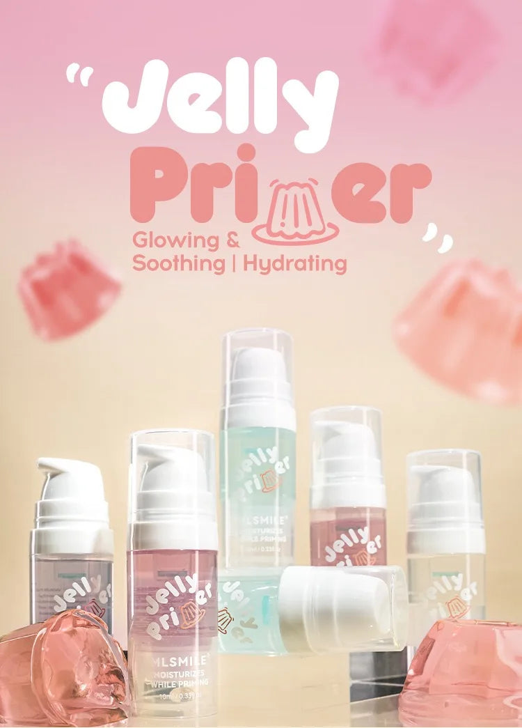 Jelly Face Makeup Primer Moisturizing Isolation Makeup Cream Waterproof Makeup Foundation Natural Makeup Base Gel.