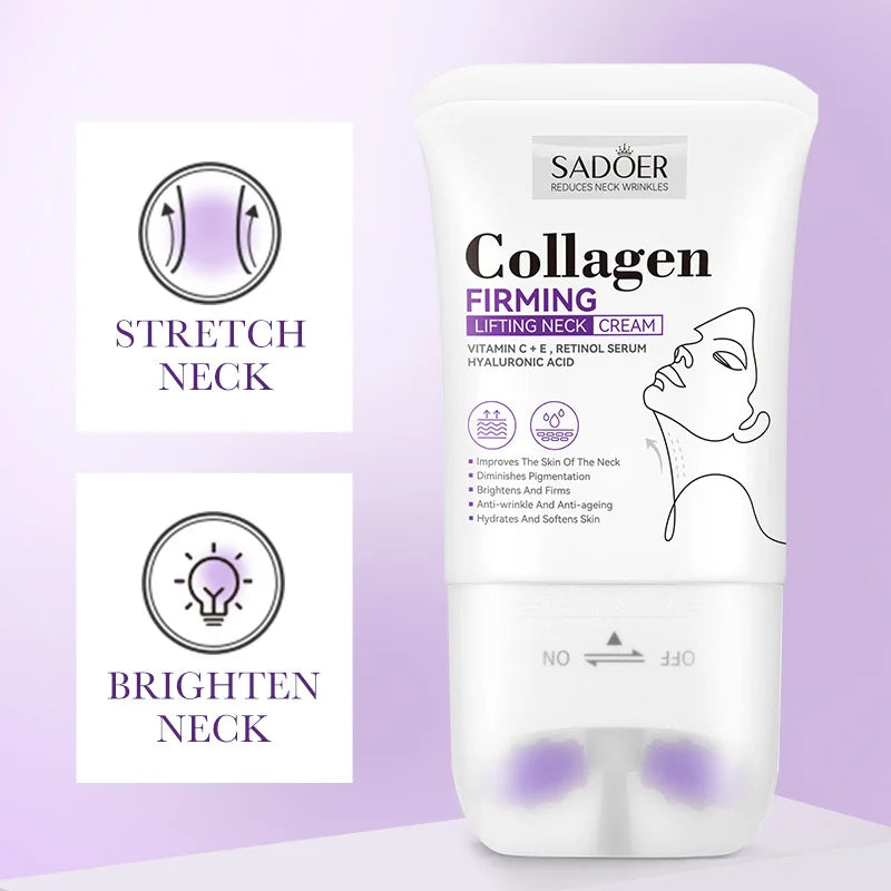 Collagen neck cream face lifting and firming eliminate neck wrinkles moisturizing neck cream fine line moisturizing cream